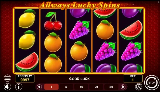 Real Allways Lucky Spins demo frame 4